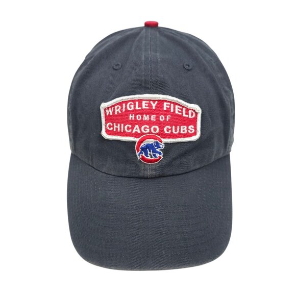 47 Brand Wrigley Field Chicago Cubs Patch Strapback Cap Trucker MLB Baseball Hat - Picture 14 of 14
